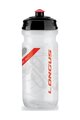 LONGUS Cyklistická fľaša na vodu - TESA 600ml - transparentná/červená