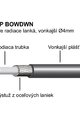 LONGUS bowden - SP BOWDEN - čierna