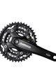 SHIMANO kľuky s prevodníkom - M522 175mm 42/32/24 - čierna