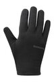 SHIMANO Cyklistické rukavice dlhoprsté - LIGHT THERMAL - čierna