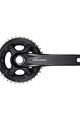 SHIMANO kľuky s prevodníkom - DEORE M6000 175mm 38/28 - čierna