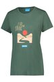 SHIMANO Cyklistické tričko s krátkym rukávom - GRAPHIC TEE - zelená