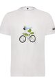 SHIMANO Cyklistické tričko s krátkym rukávom - SENTIERO LTD - biela