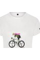 SHIMANO Cyklistické tričko s krátkym rukávom - SENTIERO LTD - biela