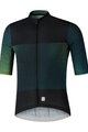 SHIMANO Cyklistický dres s krátkym rukávom - BREAKAWAY - zelená/čierna