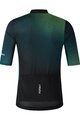 SHIMANO Cyklistický dres s krátkym rukávom - BREAKAWAY - zelená/čierna