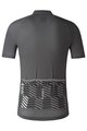 SHIMANO Cyklistický dres s krátkym rukávom - AEROLITE - šedá