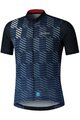 SHIMANO Cyklistický dres s krátkym rukávom - AEROLITE - modrá