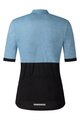 SHIMANO Cyklistický dres s krátkym rukávom - ELEMENT - svetlo modrá/čierna