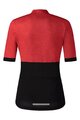 SHIMANO Cyklistický dres s krátkym rukávom - ELEMENT - červená/čierna