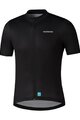 SHIMANO Cyklistický dres s krátkym rukávom - ELEMENT - čierna
