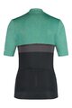 SHIMANO Cyklistický dres s krátkym rukávom - SUMIRE - zelená/šedá