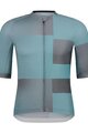 SHIMANO Cyklistický dres s krátkym rukávom - VELOCE - svetlo modrá