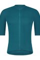 SHIMANO Cyklistický dres s krátkym rukávom - ELEMENTO - tyrkysová