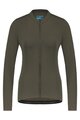 SHIMANO Cyklistický dres s dlhým rukávom zimný - KAEDE THERMAL LONG - šedá