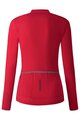 SHIMANO Cyklistický dres s dlhým rukávom zimný - KAEDE THERMAL LONG - ružová
