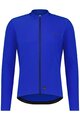 SHIMANO Cyklistický dres s dlhým rukávom letný - ELEMENT LONG - modrá