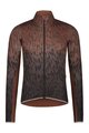 SHIMANO Cyklistický dres s dlhým rukávom letný - EVOLVE WIND LIGHT - hnedá