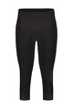 SHIMANO Cyklistické nohavice 3/4 bez trakov - KAEDE KNICKERS 3/4 - čierna