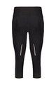 SHIMANO Cyklistické nohavice 3/4 bez trakov - KAEDE KNICKERS 3/4 - čierna