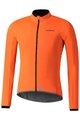 SHIMANO Cyklistická vetruodolná bunda - WINDFLEX - oranžová