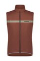 SHIMANO Cyklistická vesta - EVOLVE WIND INSULATED - hnedá