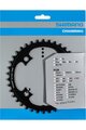 SHIMANO prevodník - STEPS SM-CRE80 38 - čierna