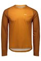 POC Cyklistický dres s dlhým rukávom letný - MOTION AIR L/S - hnedá