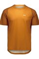 POC Cyklistický dres s krátkym rukávom - MOTION AIR S/S - hnedá