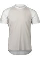 POC Cyklistický dres s krátkym rukávom - MTB PURE TEE - šedá/biela