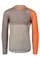 POC Cyklistický dres s dlhým rukávom letný - MTB PURE - oranžová/šedá