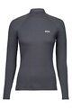 POC Cyklistické tričko s dlhým rukávom - MOCK NECK JERSEY W - šedá