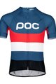 POC Cyklistický dres s krátkym rukávom - ESSENTIAL ROAD LOGO - červená/modrá/biela/čierna