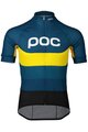 POC Cyklistický dres s krátkym rukávom - ESSENTIAL ROAD LOGO - žltá/modrá