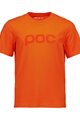 POC Cyklistické tričko s krátkym rukávom - TEE JR - oranžová