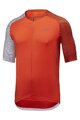 GORE Cyklistický dres s krátkym rukávom - C5 - biela/oranžová