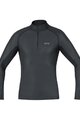 GORE Cyklistické tričko s dlhým rukávom - M GWS BL THERMO TURTLENECK - čierna