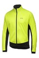 GORE Cyklistická zateplená bunda - C5 GTX I THERMO - žltá/čierna