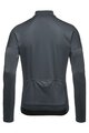 GORE Cyklistický dres s dlhým rukávom zimný - C3 THERMO - šedá