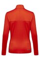 GORE Cyklistické tričko s dlhým rukávom - EVERYDAY THERMO 1/4-ZIP WMN - oranžová