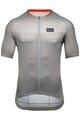 GORE Cyklistický dres s krátkym rukávom - GRID FADE 2.0 - šedá/oranžová