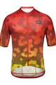 GORE Cyklistický dres s krátkym rukávom - RAIN CAMO - oranžová/žltá