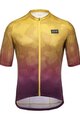 GORE Cyklistický dres s krátkym rukávom - RAIN CAMO - žltá/fialová