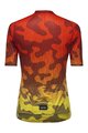 GORE Cyklistický dres s krátkym rukávom - RAIN CAMO WMN - oranžová/žltá