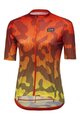 GORE Cyklistický dres s krátkym rukávom - RAIN CAMO WMN - oranžová/žltá