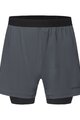 GORE Cyklistické nohavice krátke bez trakov - CONCURVE 5” 2IN1 - šedá