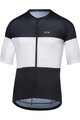 GORE Cyklistický dres s krátkym rukávom - SPIRIT STRIPES - čierna/biela