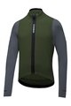 GORE Cyklistický dres s dlhým rukávom zimný - SPINSHIFT THERMO - zelená/šedá
