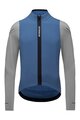 GORE Cyklistický dres s dlhým rukávom zimný - SPINSHIFT THERMO - modrá/šedá