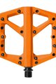 CRANKBROTHERS pedále - STAMP 1 LARGE - oranžová